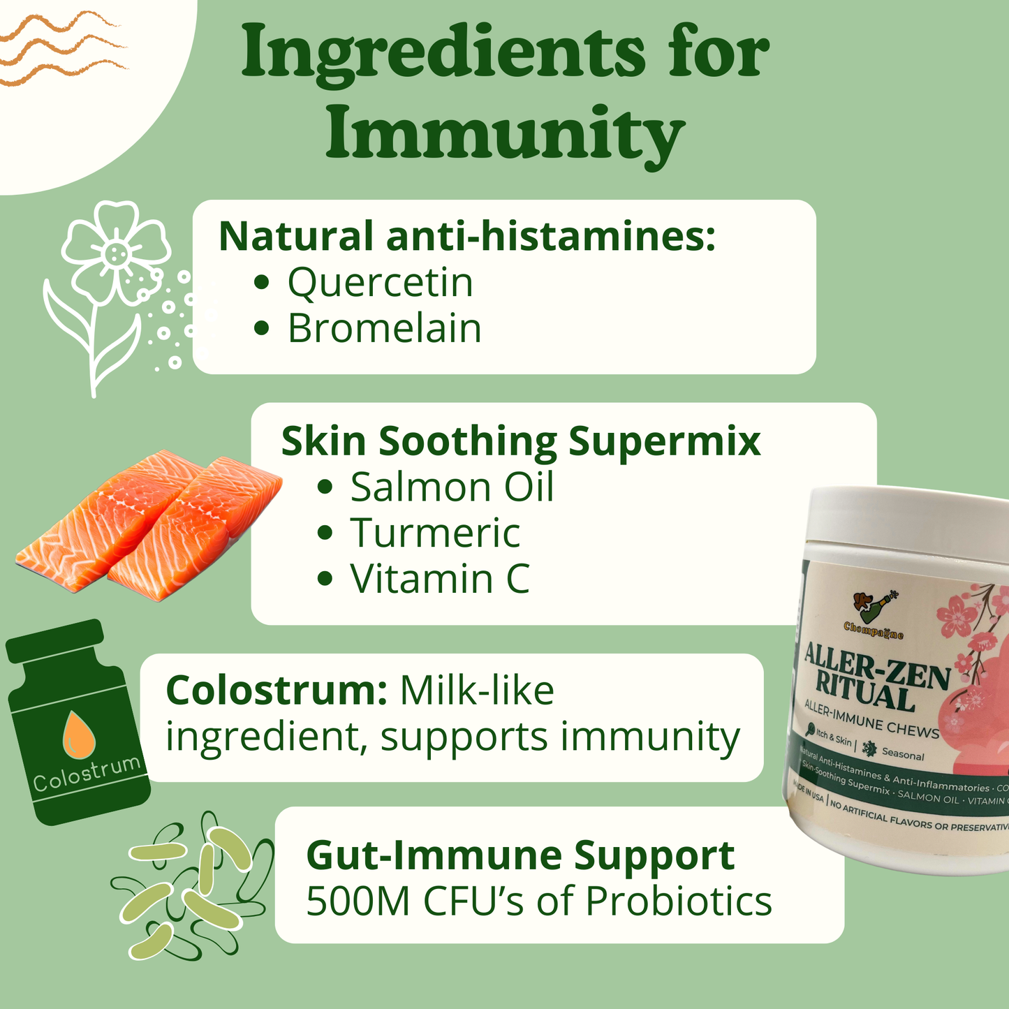 Aller-Zen Ritual - Dog Allergy and Immunity Chews 9oz