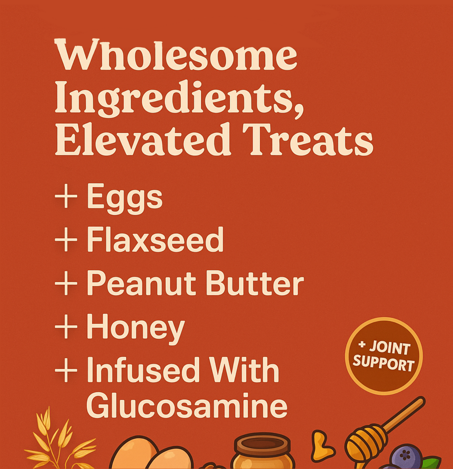 Toast of the Town - Peanut Butter, Blueberry and Glucosamine Chews