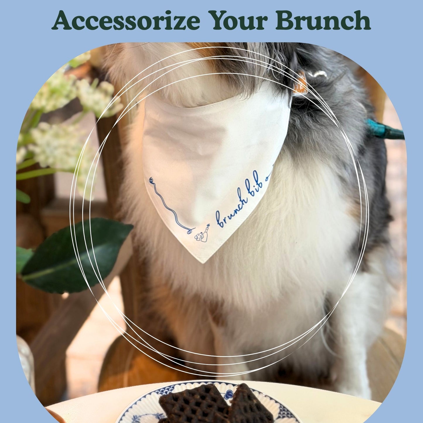 Bougie Dog Bandanas - Brunch Bib, Bougie AF & Nepo Doggie